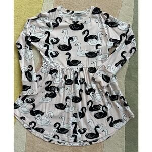Huxbaby Swan Lake Swirl Dress In Fairy Floss